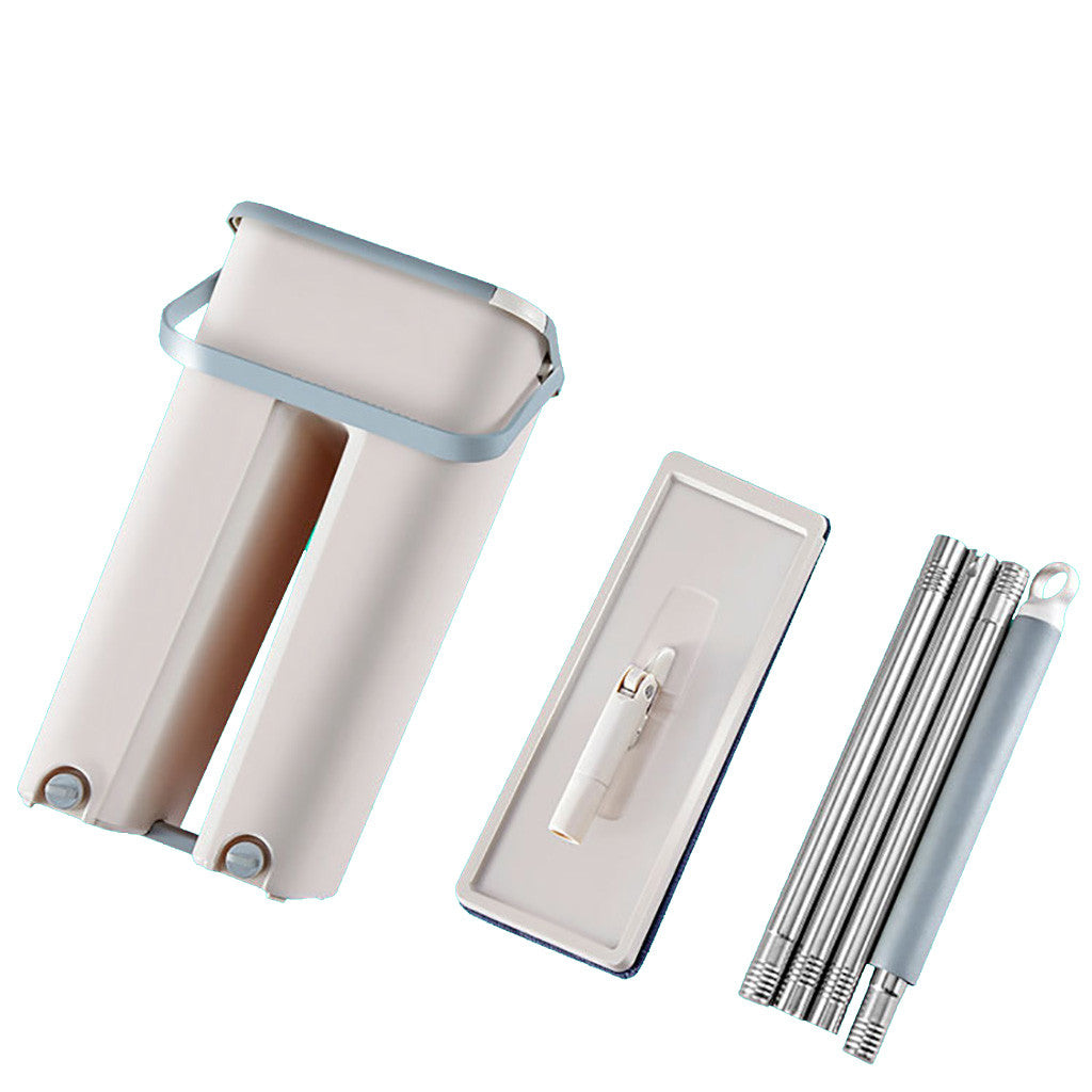 Flat Squeeze Mop & Bucket Set – Smart, Space-Saving Deep Clean